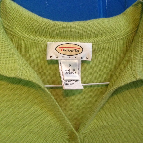 Talbot green collard shirt - Picture 2 of 2